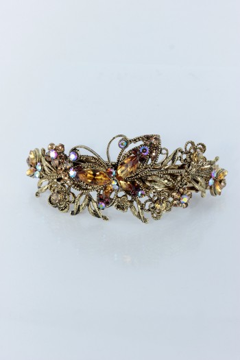 COCKTIAL BUTTERFLY HAIR BARRETTE