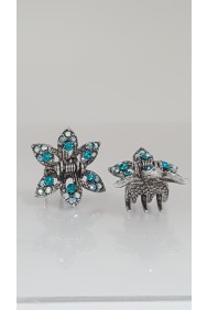 C258 Small flower clip (set of 2) 