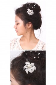 CMS57 Three Dimentinoal Bridal Hair Comb