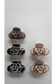 C310 ROUND CC ROSE (SMALL) CELLULOID CLIP 