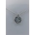 AAA Lux Flower CZ Pendant Necklace 